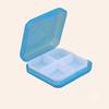 Portable Travel 4 Grid Pill Storage Box Case Container Mini Medicine Organizer