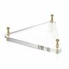 Acrylic Triangular Ball Display Stand Clear for Retail Store Owners