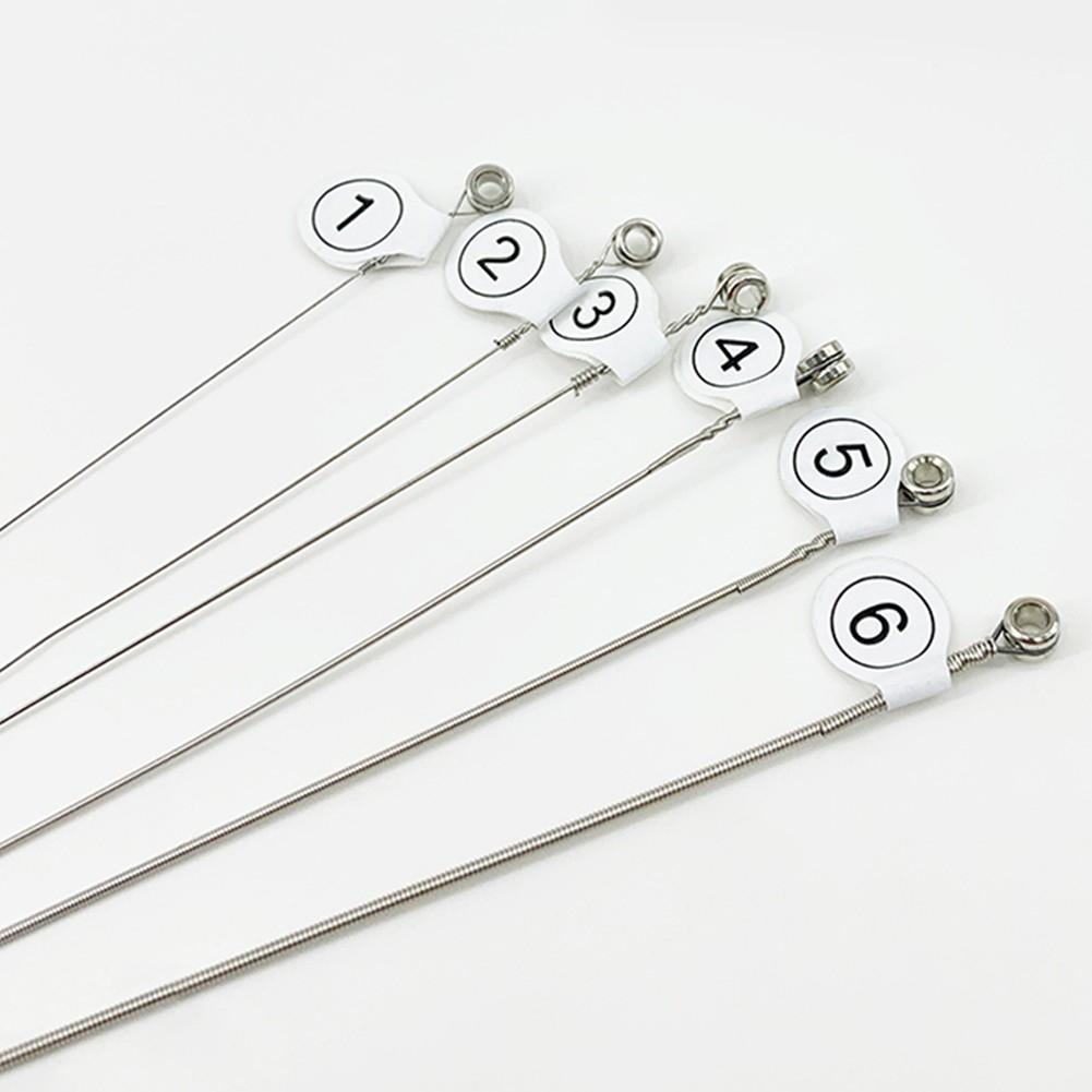 E-Gitarrensaiten Teile Vernickelt Geübt