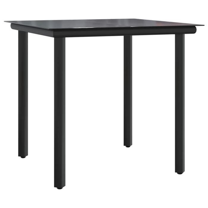 VidaXL Ensemble à Manger de Jardin avec Coussins 5 pcs, Table et Chaises avec Dossier Réglable, Meubles d'Extérieur Patio 3212381
