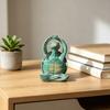 Meditation Yoga Sea Turtle Figurine Small Coastal Beach Animal Sculpture Resin Zen Statue for Aquarium Fish Tank Home Desk Decor