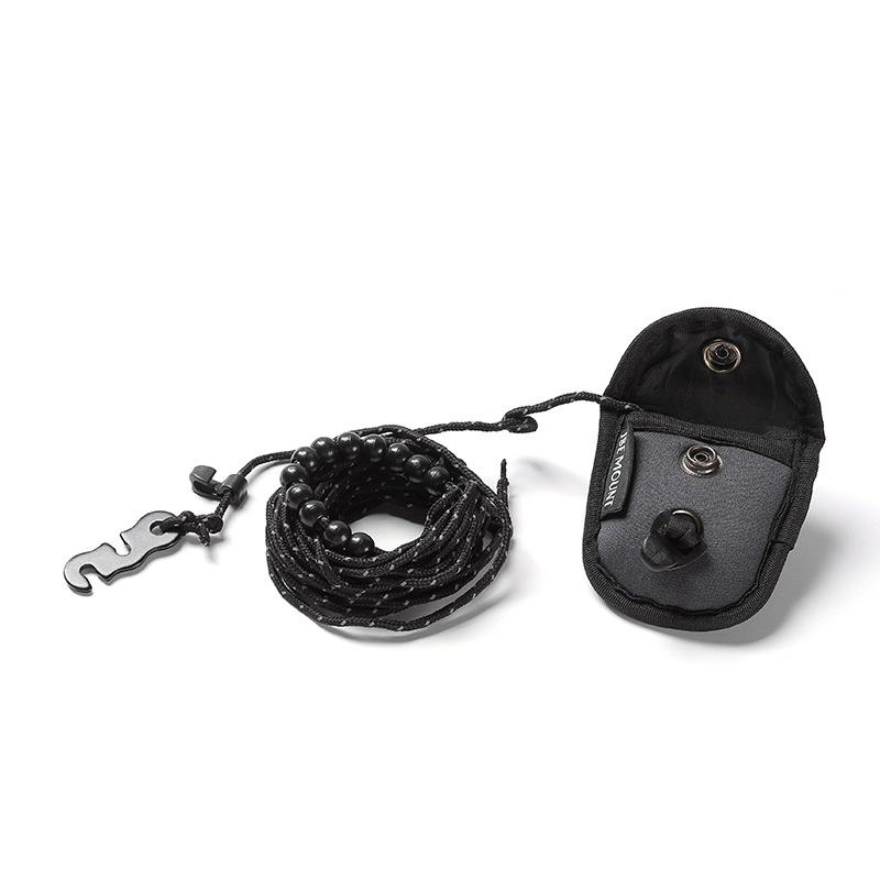 ISE MOUNT 3m Reflective Windproof Adjustable Outdoor Clothesline with Bead Design