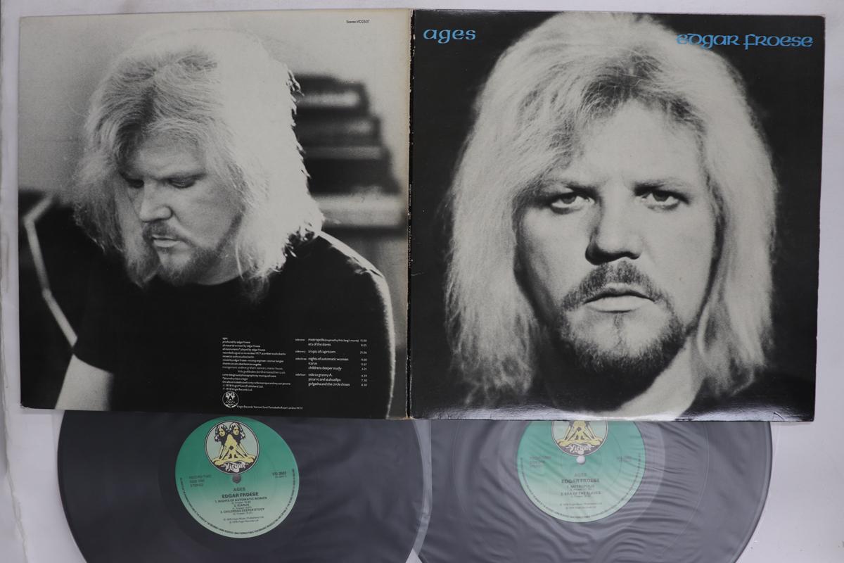 Виниловая пластинка EDGER FROESE Ages VD2507 VIRGIN 1978 UK Rock Б/у