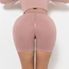 Jóga Krátké Dámské Bezešvé Fitness Kalhoty Vysoký Pas Gym Scanties Sportovní oblečení Cvičení Běh Breechcloth