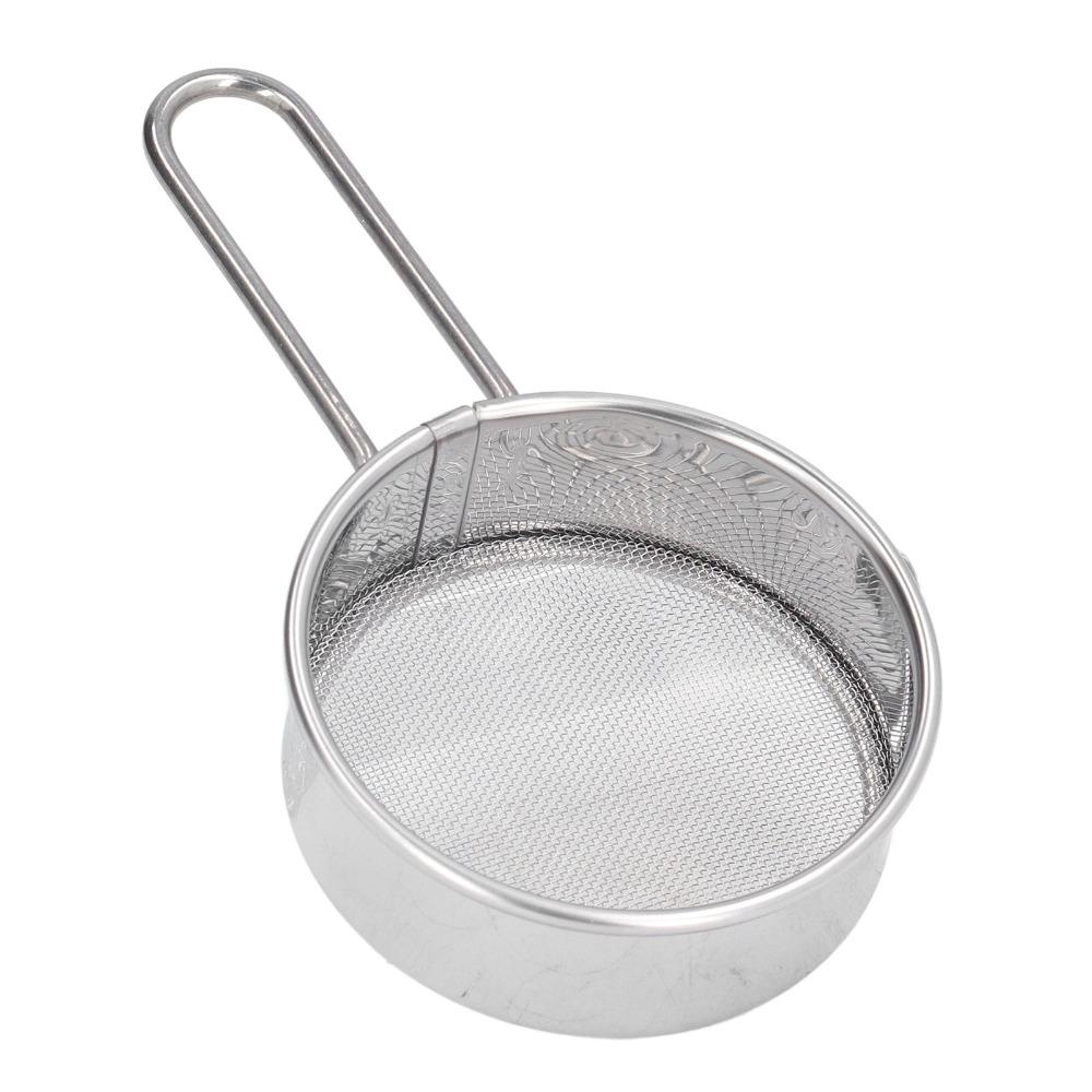 40 Mesh Round Flour Sieve Fine Mesh Mini Flour Sifter Professional Fine Mesh Sieve Home Bakeries