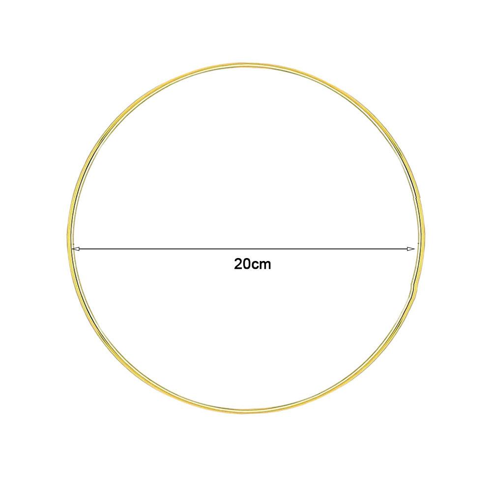 Garland Hoop Iron Ring Garland Decoration Garland Hoop Gold Metal Hoop Iron Ring Large Circle Garland Decorative Circle