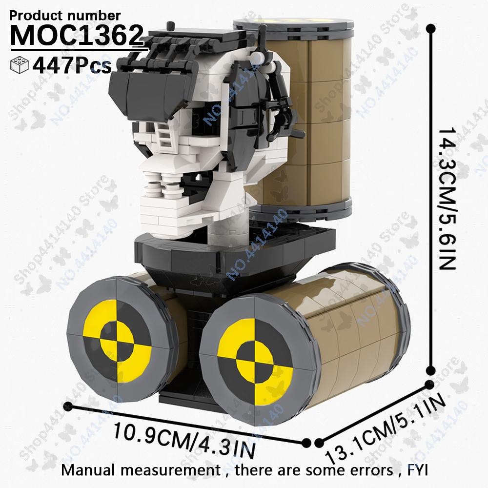 MOOXI Seria Anime Figurine Skibidi Toilet Cameraman Robot de Luptă Blocuri de Construcție Model MOC Cărămizi DIY Jucării Montessori Cadouri pentru Copii