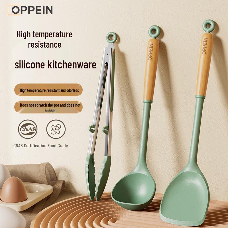 Oupai 3-Piece Silicone Kitchen Utensil Set