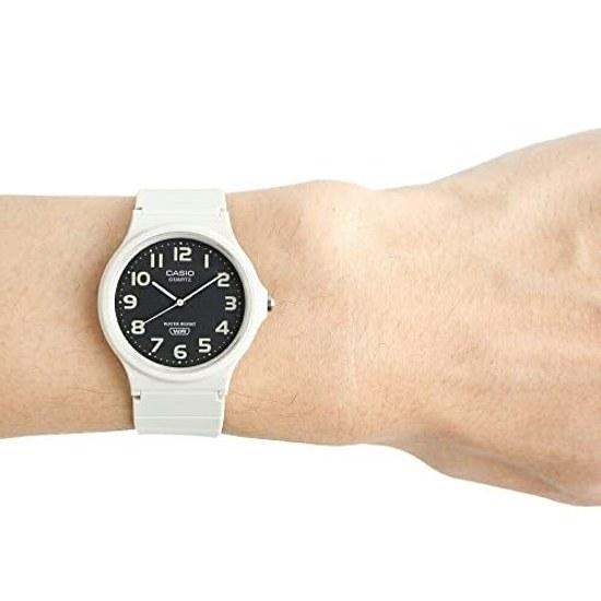 CASIO Standard Cheap Chipukashi Wristwatch Watch Unisex Mens Womens Ivory Black MQ-24UC-8B