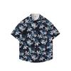 Summer 3D Printed Short Sleeve Flower Shirt Men'S Vintage Hawaiian Beach Casual Loose Men'S Large Size Shirt