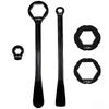 Motorrad-Reifenmontierhebel CNC-Aluminium Dirtbike-Reifenwechselwerkzeug Tragbares Reifenwechsel-Set für Offroad-Reparatur