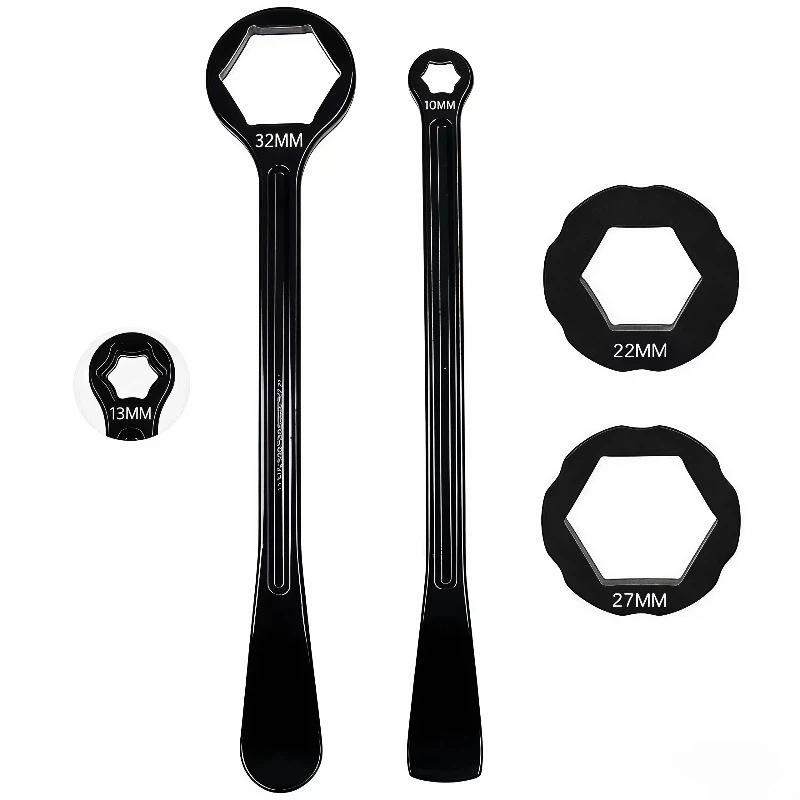 Motorrad-Reifenmontierhebel CNC-Aluminium Dirtbike-Reifenwechselwerkzeug Tragbares Reifenwechsel-Set für Offroad-Reparatur