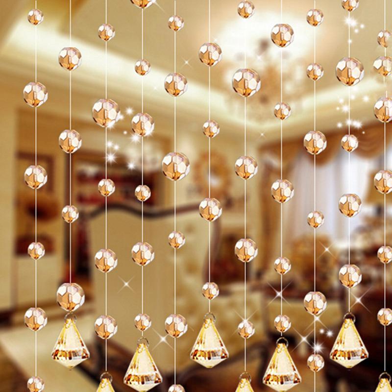 Занавеска из хрустальных бусин для европейской гостиной, спальни, занавеска из хрустальных бусин, свадебная, праздничная, вечерняя, декоративная занавеска из хрустальных бусин