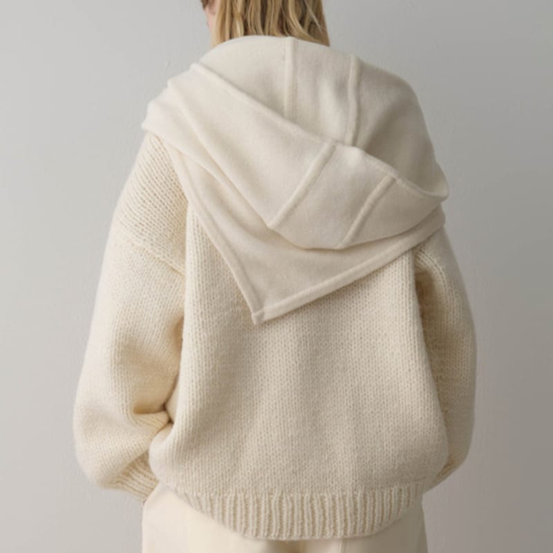 MOTIF FAÇADE Cache-cou Balaclava en Cachemire_4 couleurs