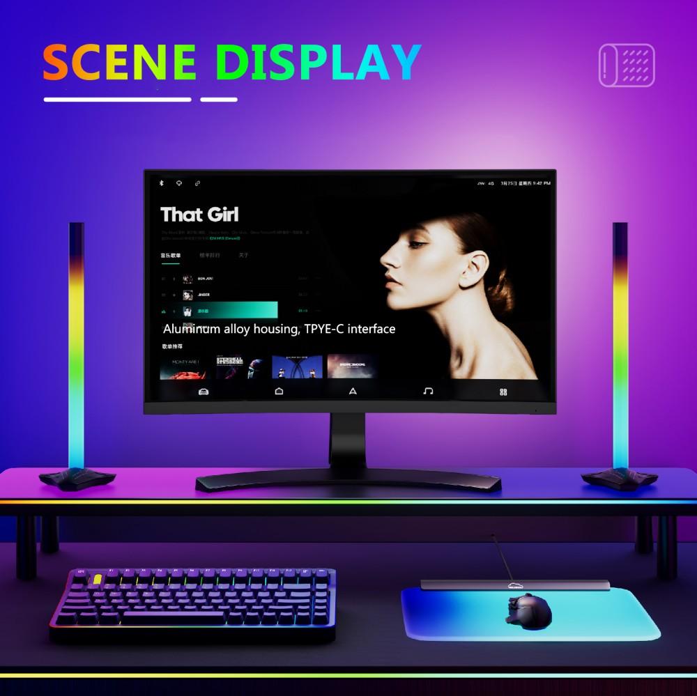 Gaming Mouse Mat  Fully Illuminated RGB Gaming Mouse Pad LED Panel lights Night Light Chasing Light USB For Mouse and Keyboard