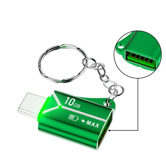 Adaptor Breloc USB3.0 la Type-C cu Transfer de Date OTG 10Gbps USB-C Portabil Tată