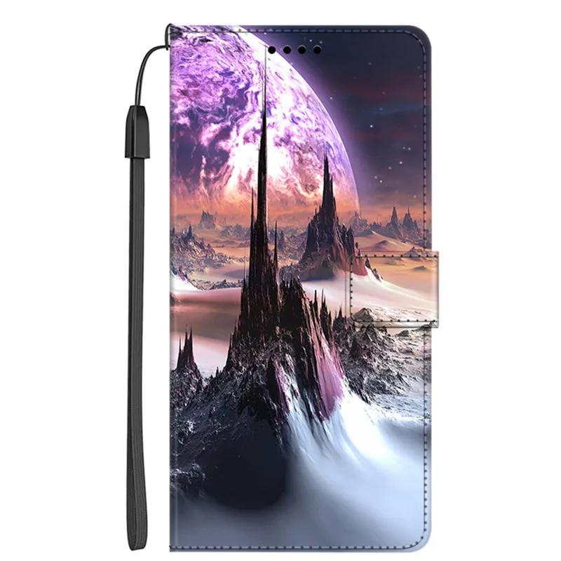 For Motorola Edge 60 Pro Case Magnet Leather Book Cover Flip Wallet Case For Moto Edge 50 Neo S50 G05 G24 Power Phone Case Funda