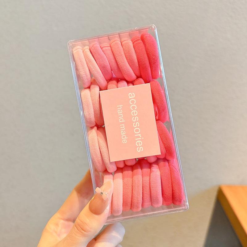 Kleiner Bär Hochelastisches Kaffee-Haargummi für Frauen und Mädchen - Langlebig, Schlicht und Elegant