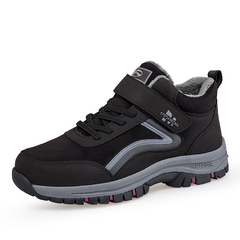 Brand cotton shoes winter velvet warm non-slip Chinese wool snow boots