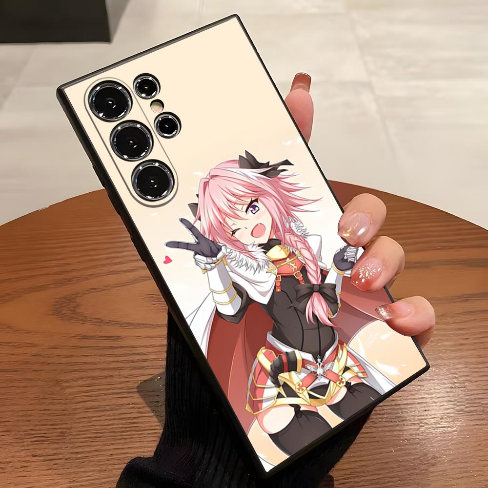 

Чехол для телефона Fate Astolfo Винтажный для S23 Samsung S26 S24 S25 Ultra S22 S20 Fe S21 Plus A16 A54 A34 A53 Задняя крышка Samsung s25