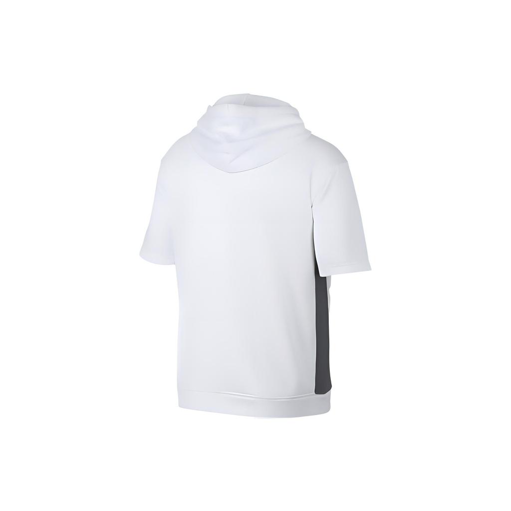 Nike Durant Hooded Short-Sleeve Sweatshirt Men Tops White AT3190-100