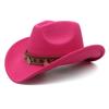 Daily Wear Gentleman Hat Wool-Poly Jazz Cap New Cowboy Hat  Unisex