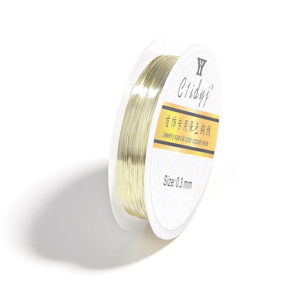 Color-Preserving Anti-Oxidation Copper Jewelry Wire for Handcrafted Beading and Accessories