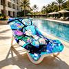 Hatsune Miku Print Beach Towel Design, Soft, Lightweight. for Home Bathroom, Spa, Pool, Yoga, Surfing, Camping, Gift for Family, Friend
