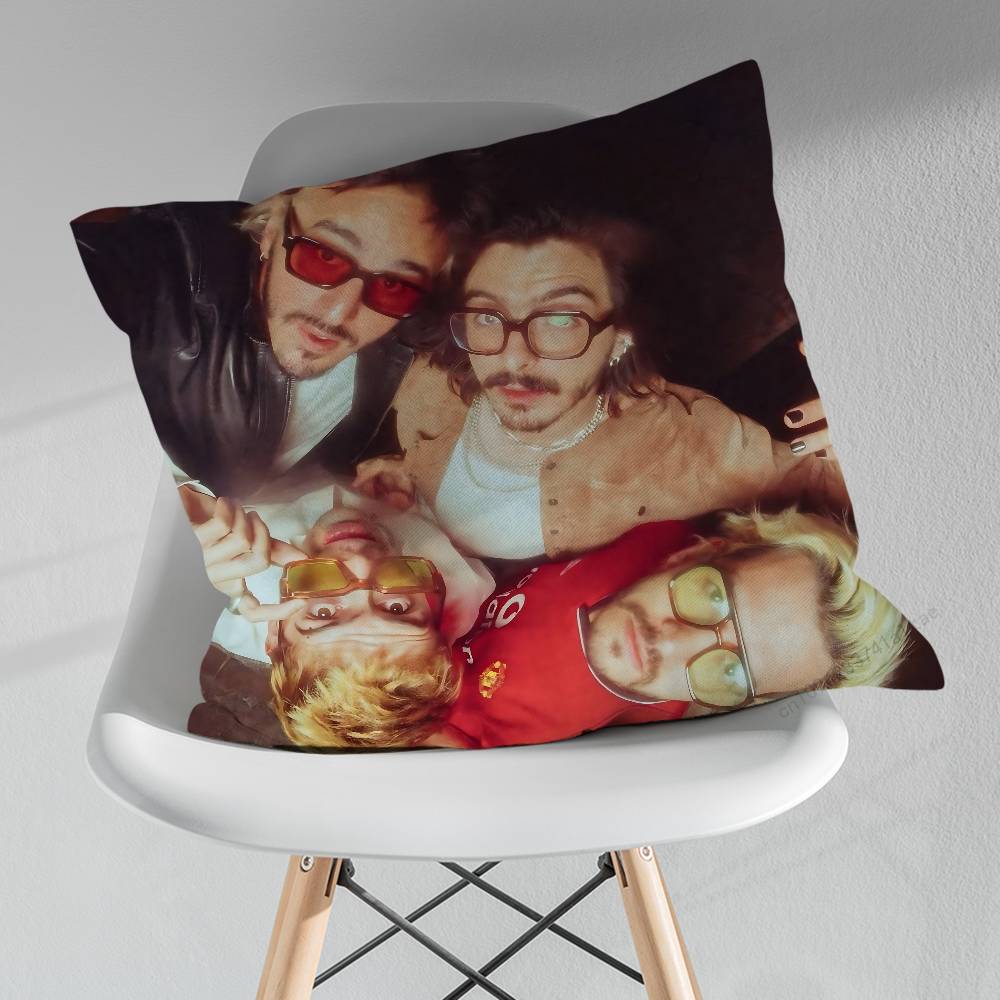 Band MMorat Pillowcase for Sofa Room Office Decor Printing Merchandise AllMatch Cushion Cover