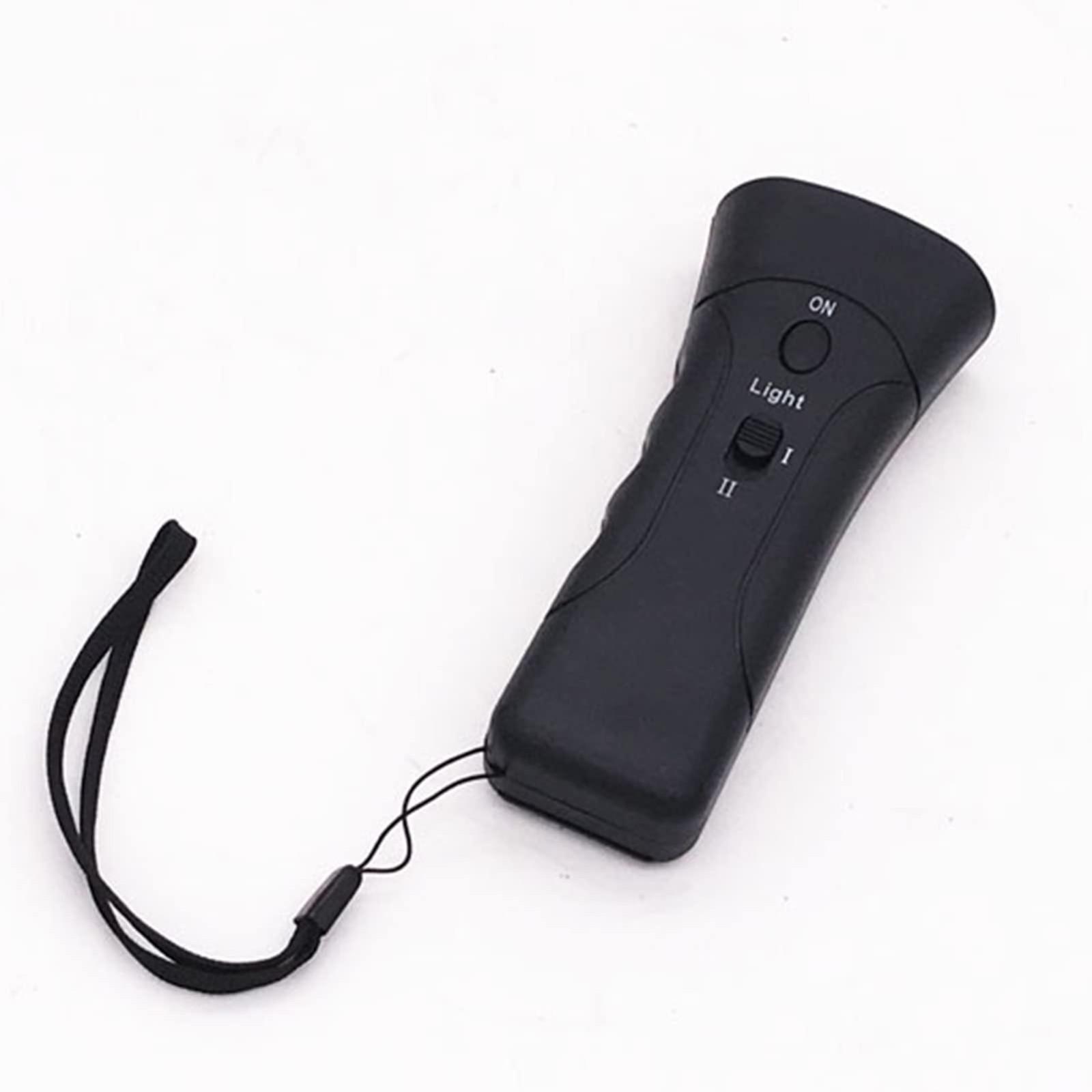 

LED Portable Multi-function Anti-noise Anti-dog Barking Pet Dog Training Device One Size чёрный