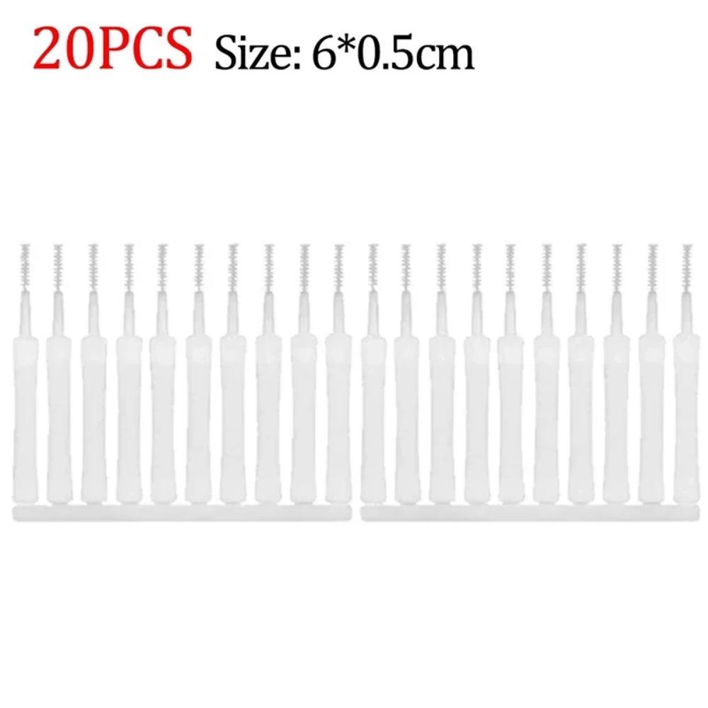 

50/1 шт. нейлоновая щетка для чистки душа, противозасоряющаяся щетка для насадки для душа, очиститель компьютерной клавиатуры, инструменты для чистки отверстий для телефона 20PCS