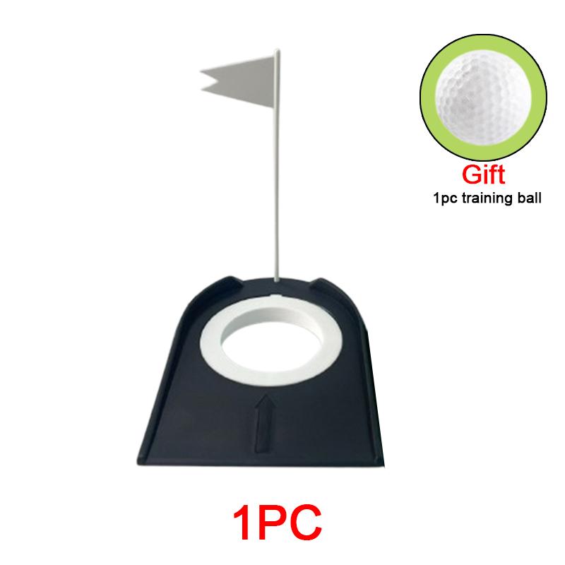 Home Yard Outdoor Golf Training Aid Golf Putting Trainer for Indoor with Hole Flag Putter Green Practice Aid Adjustable Hole