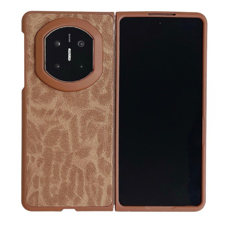 Leopard Print Drop-Proof Case with Screen Protector for Huawei Mate X7 Huawei Mate X7