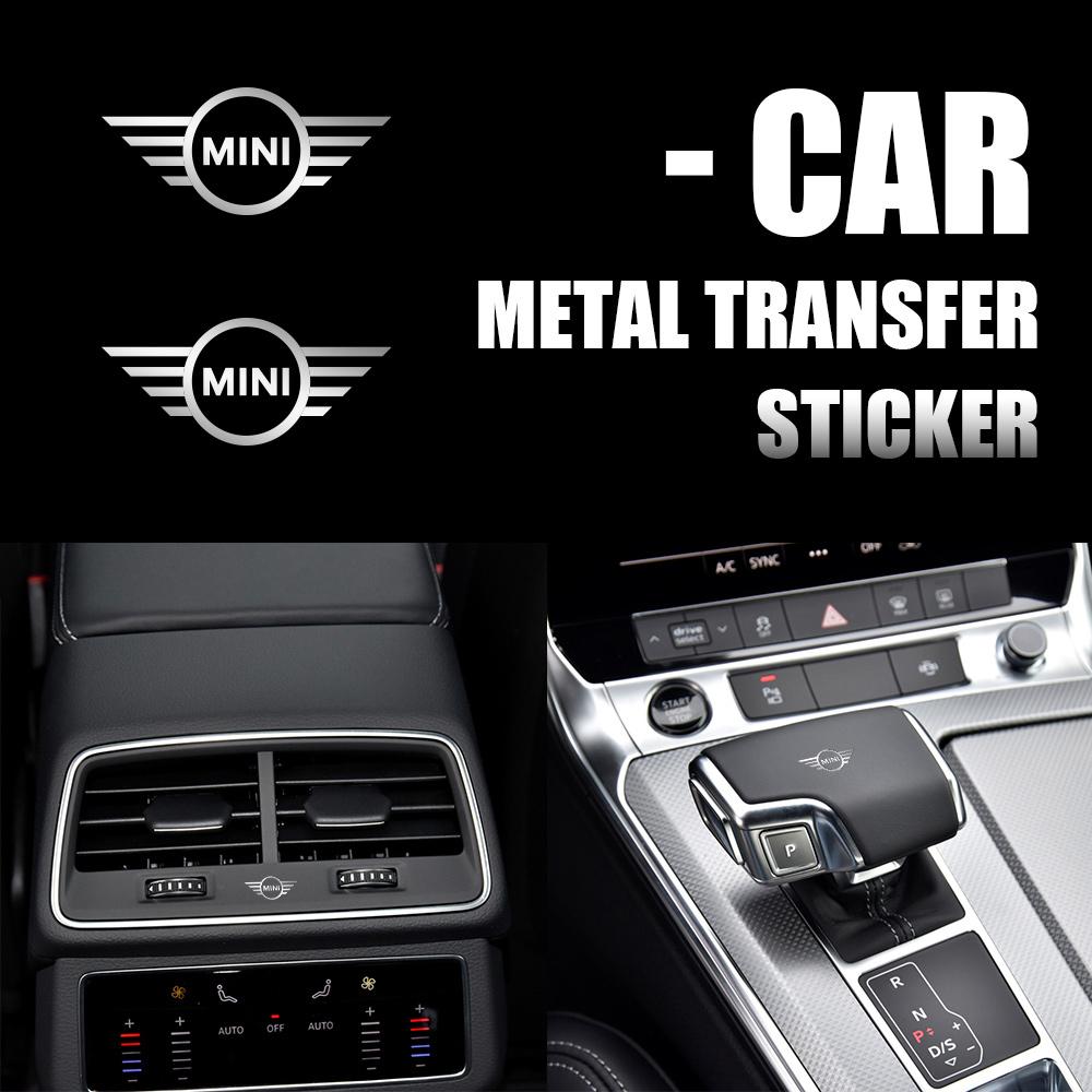 For MINI Cooper JCW WORKS R55 R56 F55 F56 R57 R58 R59 3D Nickel Metal Car Logo Sticker Badge Decoration Accessories Auto Styling zbfhp66