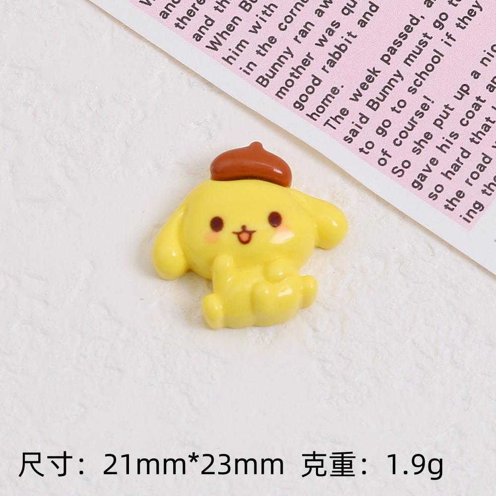 22/110PCS Cute animal cartoon cream gel accessories handmade DIY homemade hair clip accessories resin accessories materials
