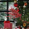 Christmas Tree Stems Christmas Glitter Berries Stems 15.75in Fake Glitter Berry Stem Ornaments Home Decor For Christmas Tree