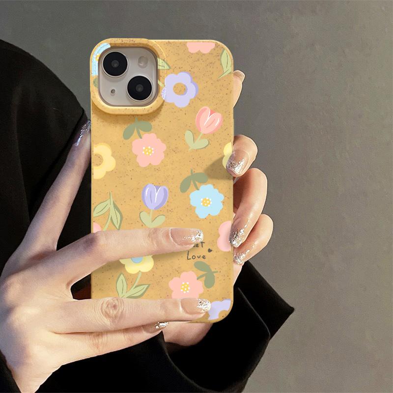 Pouzdro na mobilní telefon pro iPhone 11 13 XR 15 Pro Max 12 14 Pro Max Pouzdro iPhone 16 7 Plus 8 Plus XS Max Rozložitelné a šetrné k životnímu prostředí