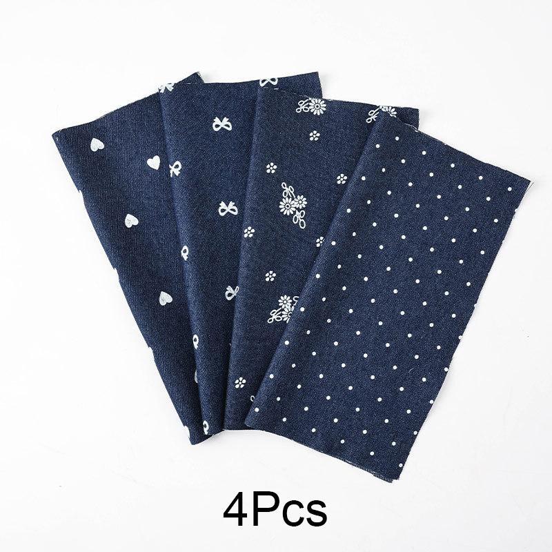 

1 Set Designer Denim Scrap Pack Recycled Denim Fabric Pieces Handmade Craft Denim Patches Denim Patchwork 25X25cm 25*25cm