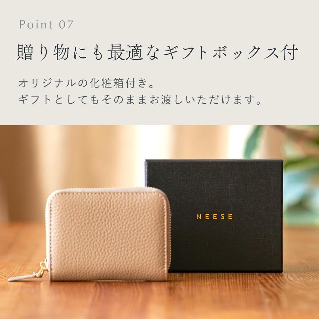 Mini Wallet That Fold Genuine Bifold Commuter Compact Small Coin Card Gift Outside [NEESE] Won't Bills, Leather, Wallet, Pass, Women's, Men's Wallet,