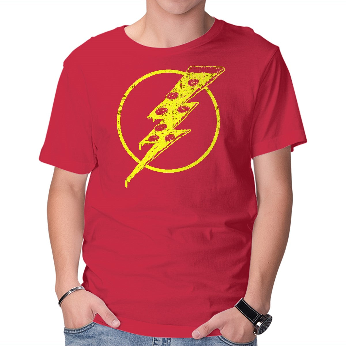 Unisex Crew Neck T-Shirt Quick Pizza Graphic Short Sleeve Casual Tee XXXL