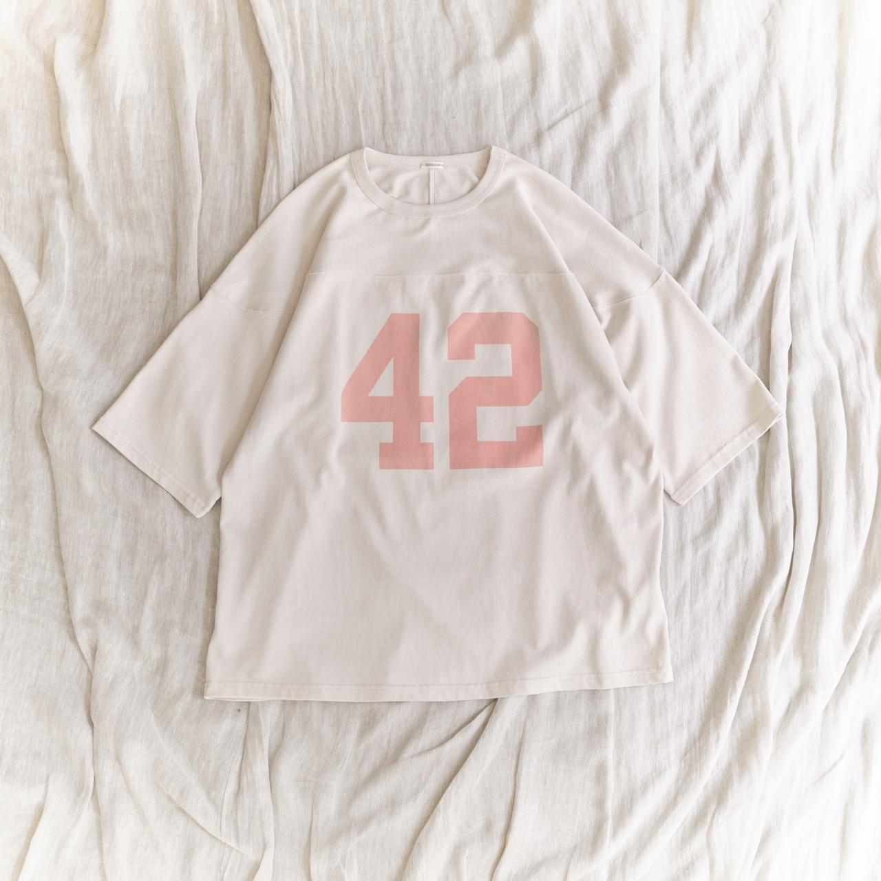 Bonrow Football Tee_Ivory 2