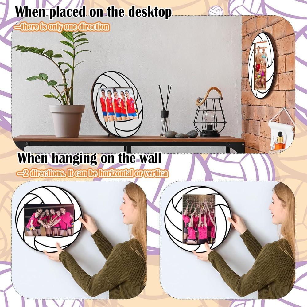 Sport Themed Football Picture Holders Wooden Decorative Frame Art Display Rack  Sport Enthusiasts