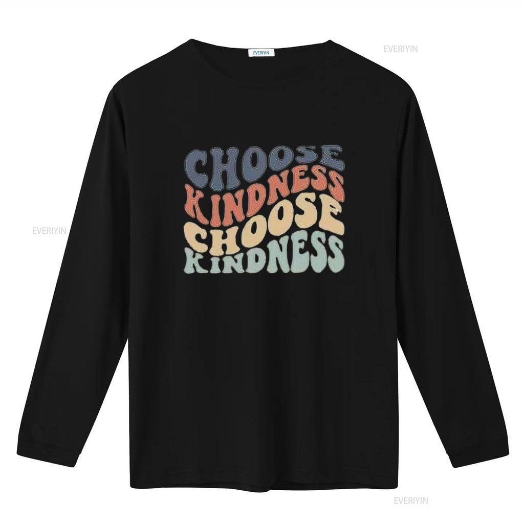 Womens Choose Kindness T Shirt Expression PrinT Casual  Tops vintage Washed fashion homme streetwear Slightly designer clothes