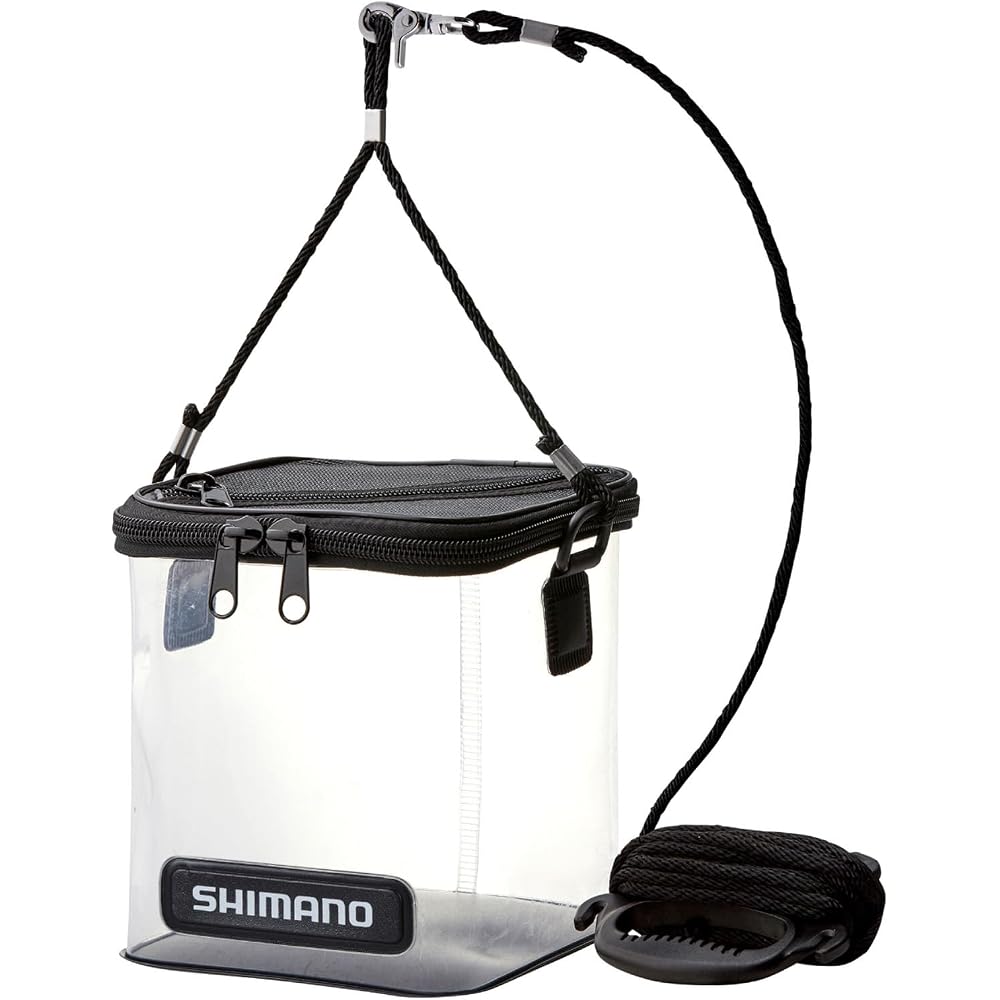 Shimano BK-001X Mesh Bait Bucket Clear 19cm Fishing Accessory