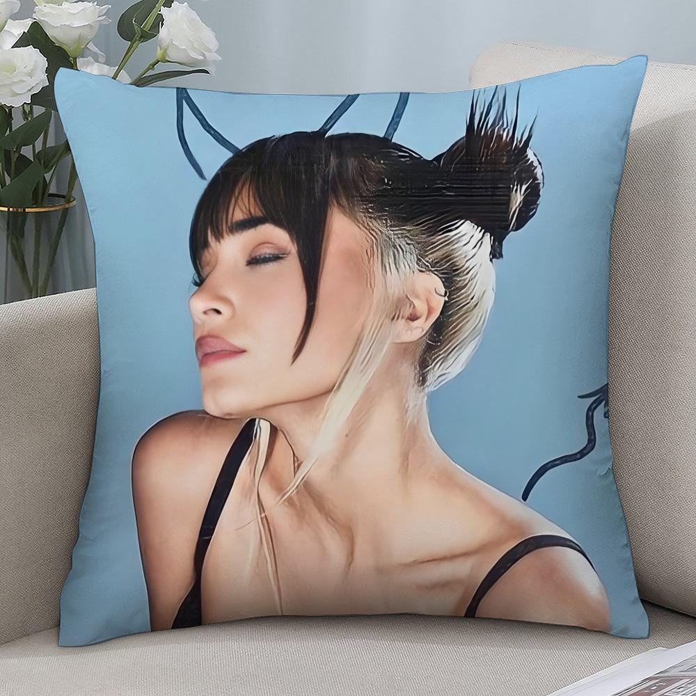 Singer A-Aitana Alpha Pillow Case Short Plush Pillow Covers Sofa Decorative Gift Home Double-sided Printing Cushion Cover