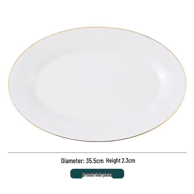 ZISIZ Chinese Style Ceramic Dinnerware Set