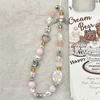 Hanging Cord Beaded Phone Chain Phone Charms Mobile Lanyard Phone Strap  Jewelry Gift