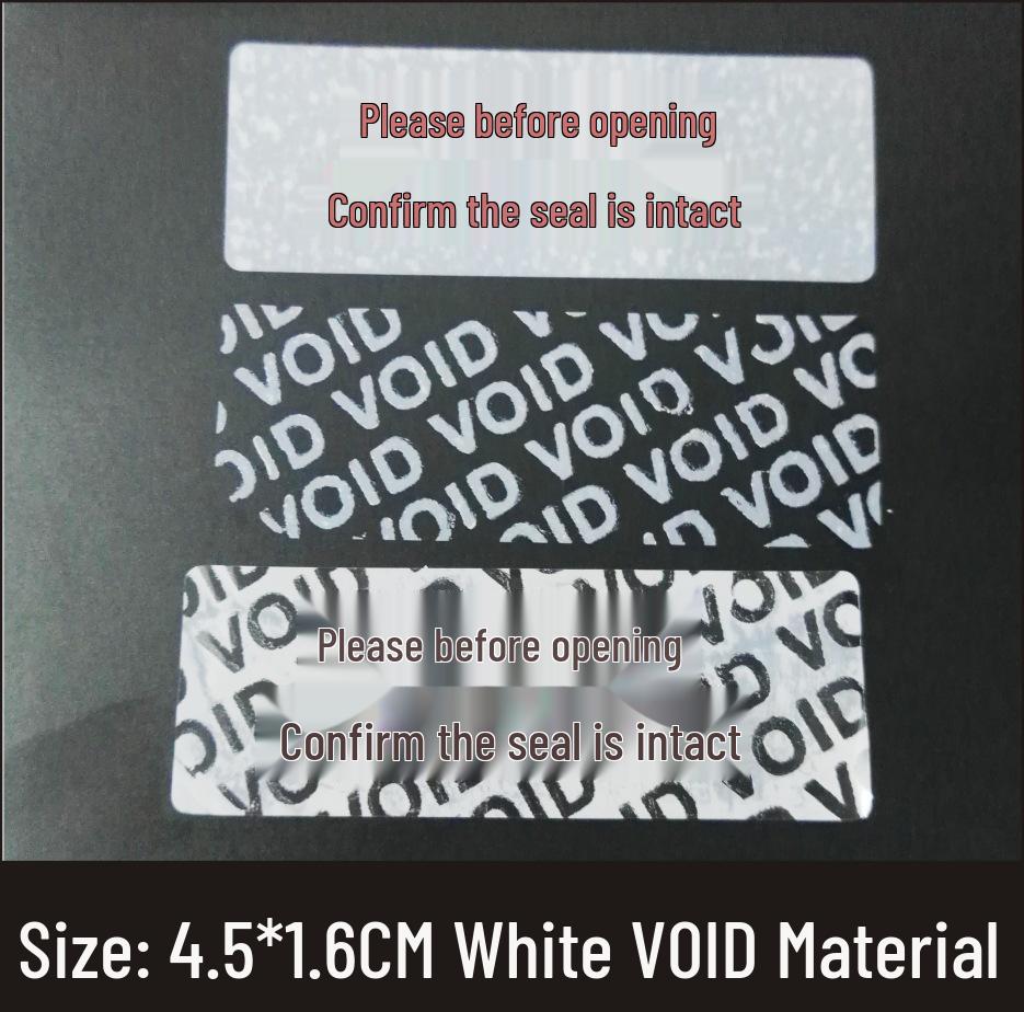 Tear-Resistant Anti-Tamper Warranty Seal & Anti-Theft Fragile Label Sticker