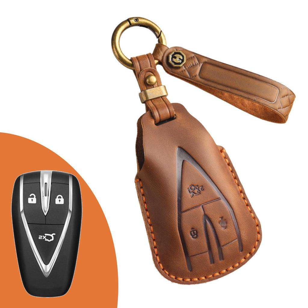 Retro Changan Key Cover for CS75plus, Oushang X7, Yidong, CS35 Car Key Shell