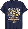 Michigan Men's Basketball National Champions March Madness T-Shirt